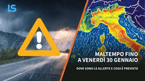 Maltempo fino a venerdì 30 gennaio — dove sono ...