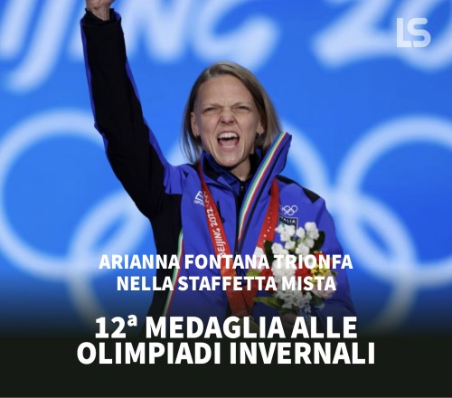 Arianna Fontana trionfa nella staffetta mista — ...